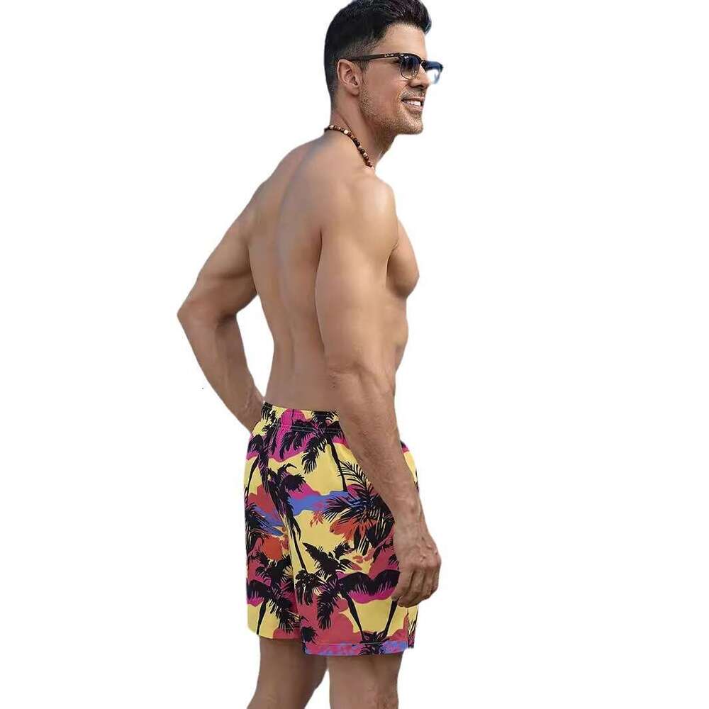 Surfing ral summer styles, men's beach shorts, five quarter pants, 2025 new casual fashion trend clothing