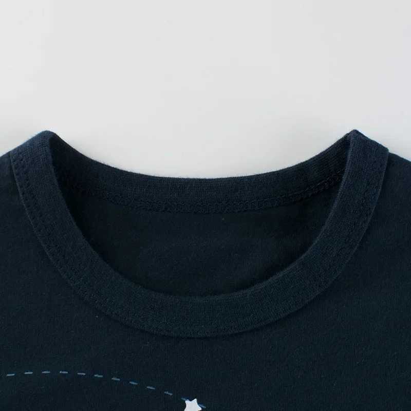 2025 New Toddler Kid Baby Boys Girls Clothes Summer Cotton T Shirt Short Sleeve Cartoon Space Children Top Infant OutfitT250306