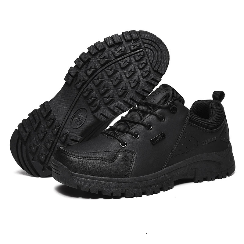 Fashion Black Shoes Men Women Outdoor Sports Shoes Wear Resisting Hiking Boots Casual Sneakers for Man Trekking Footwear 250228