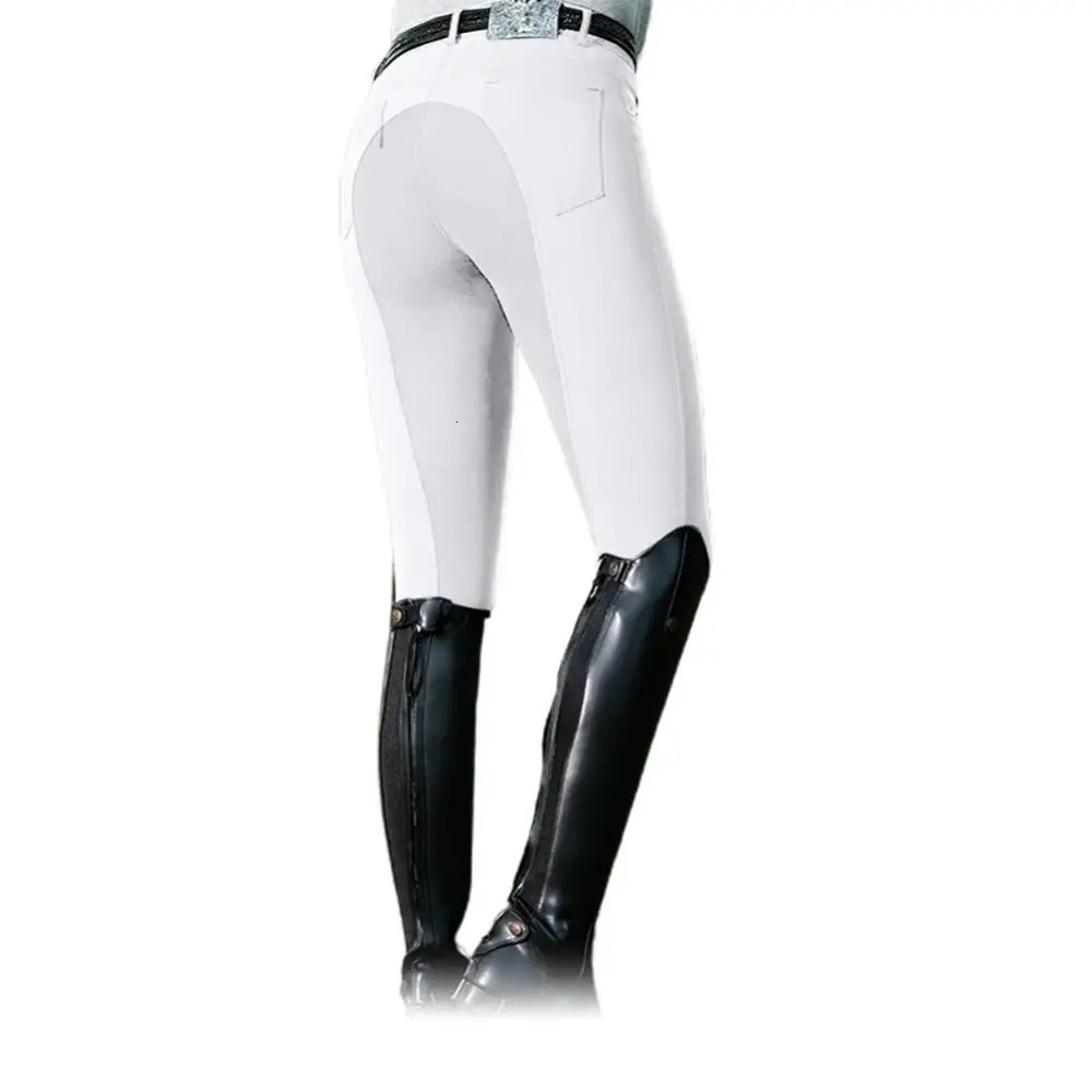 Horse Riding Pants Unisex Fashion Casual Stretch Pants Cycling Leggings Equestrian Equipment Sports Breeches Rider Trouser 250306