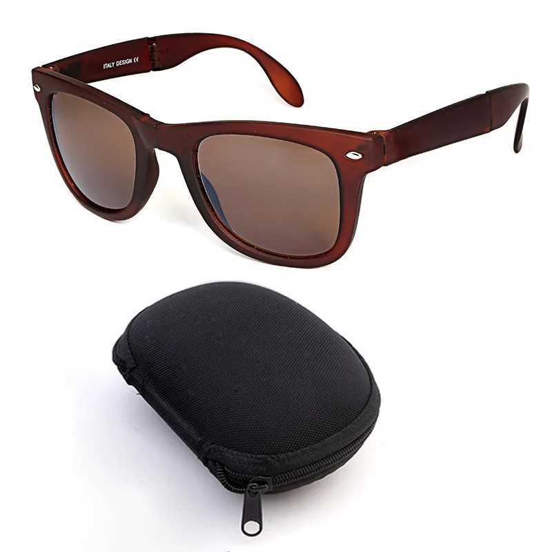 New Foldable Square Sunglasses Fashion Mens Driving Sun Glasses Womens Outdoor Sports and Cycling Goggles UV400 EyewearXJ250306