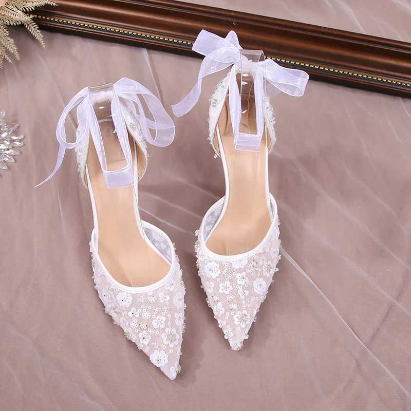 Large Size 2025 Summer Cfort Shoes for Wen High Heel Sandals Suit Fem Beige Big High-heeled Girls Wedding Pointed C Y250306