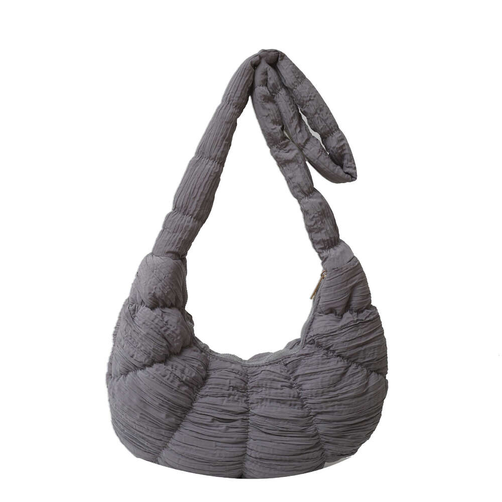 Korean New Song Cloud Wrinkled Single Shoulder Crossbody Sponge Lightweight Versatile Casual Fashion Dumpling Women's Bag