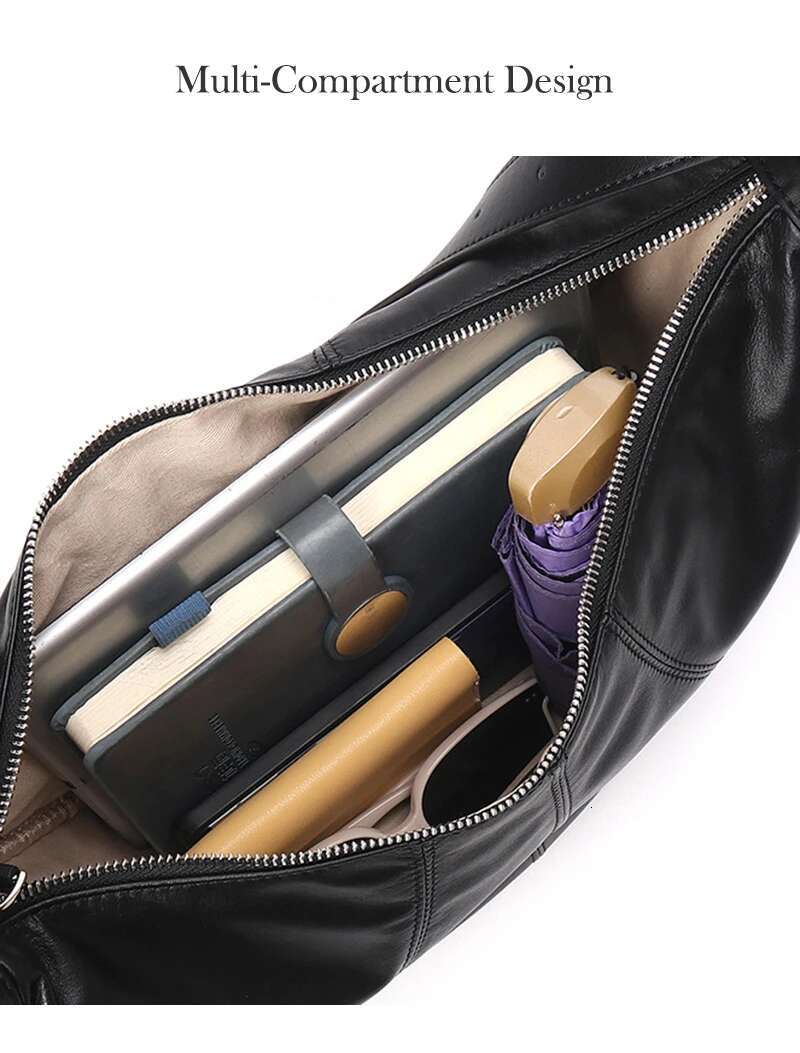 Lazy Style Natural Lambskin Women Underarm Shoulder Dumpg High Quality Leather Patchwork Female Crossbody Hobo Bag