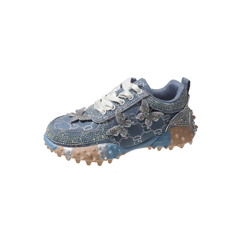 Women Fashion Breathable Lace Up Sport Shoes Spring Autumn Designer Platform Walking Causal Sneakers Zapatos De Mujer