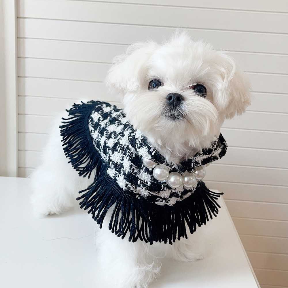 Luxury Pearl Dog Necklace Collar High Quality Pet Collar Decoration Dog Supplies
