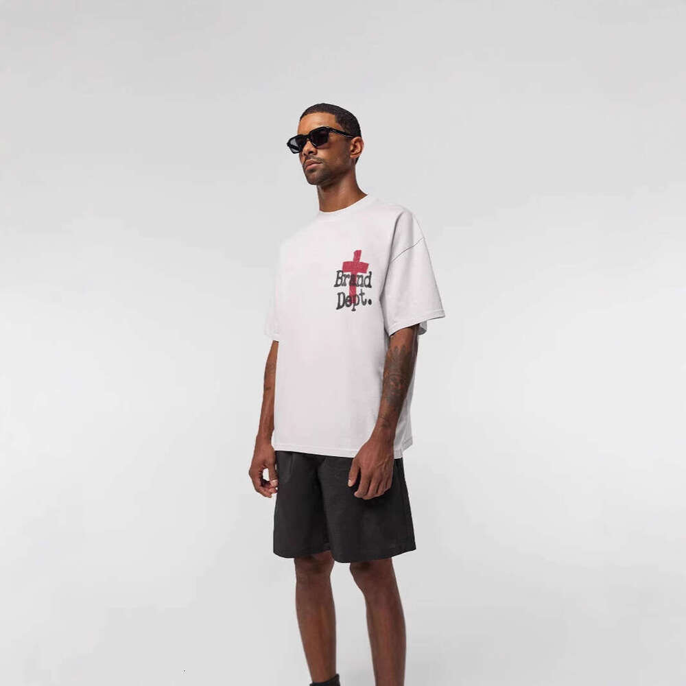 2025 New Personalized Trend Summer Fashion Men's and Women's Refreshing White T-shirt Short Sleeve gift for man