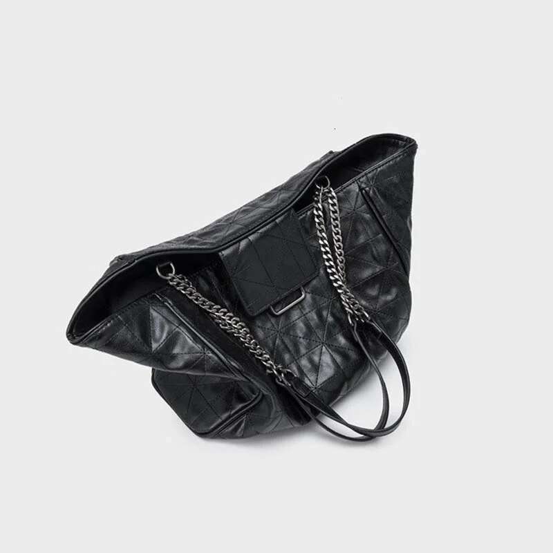 Tote Large Bags For Women 2021 Fashion Leather Quilted Shopper Bag Shoulder Purse