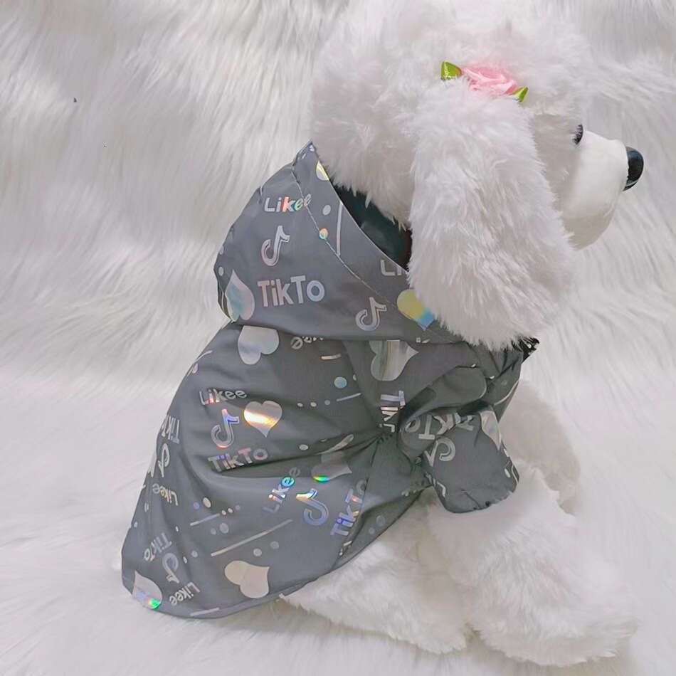 New Instagram Trendy Pet Windbreaker Dog Cat Coat Schnauzer Teddy Fighting Clothing