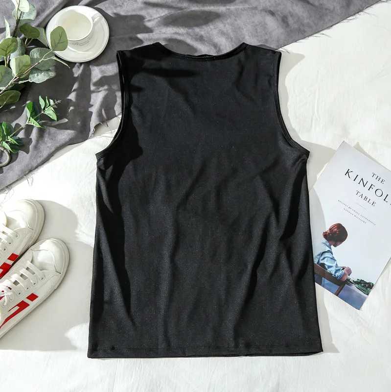 Addicted Mens sleeveless top ad printed mesh breathable cool quick drying sports sexy vestT250318