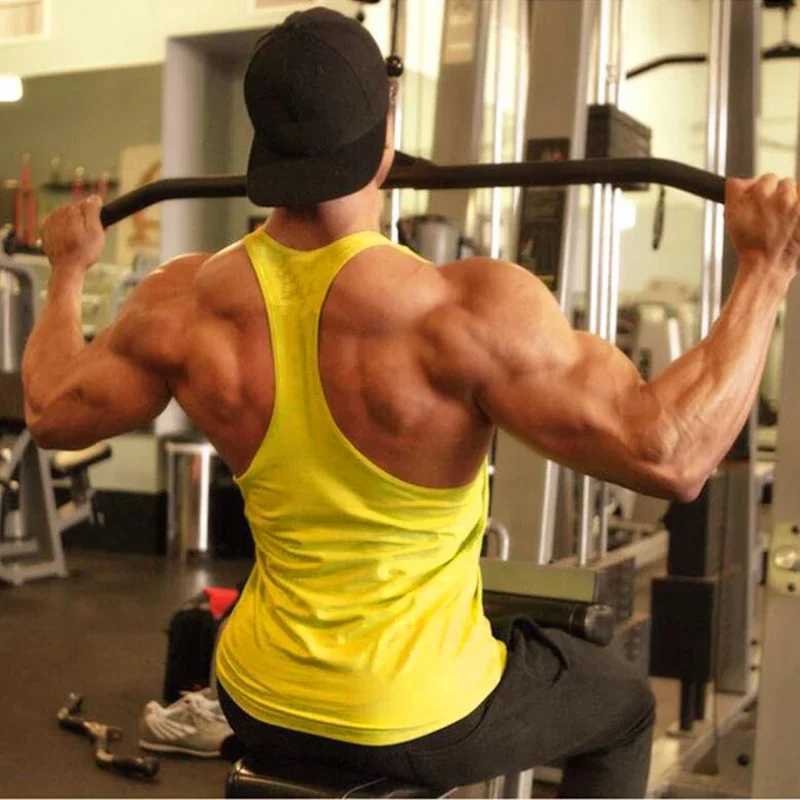 2020 Summer Muscleguys Bodybuilding Fitness Brand Tank Tops Men Breathable Mens Cotton Fitness Gyms Men Compression VestT250318