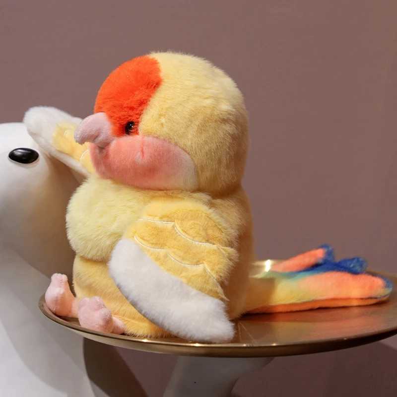 Free shipping Bird Soft Stuffed Toy Parrot Cosplay Plush Doll Educational Baby Toys Kawaii atiel/Budgerigar/Monk Parakeet Hand Puppet