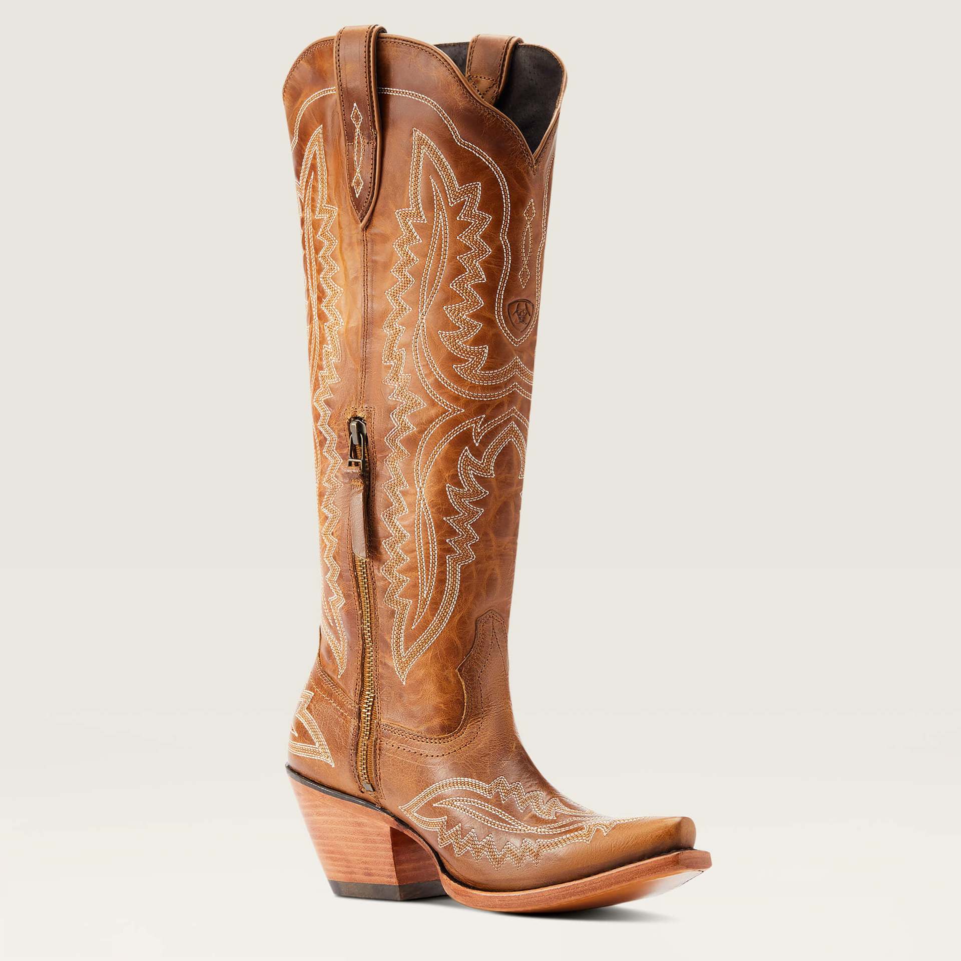 Boots Autumn and Winter Knee High Boots 2023 Large 43 Womens Comfortable Walking Womens Western Cowboy Embroidered Shoes H240621