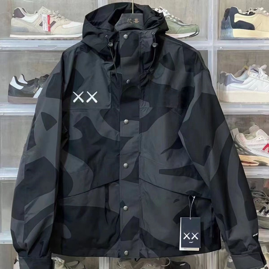 2023 Autumn/Winter New Men's Outdoor Hooded Waterproof Windproof Jacket Coat Casual Hiking Hooded Soft Shell Coats