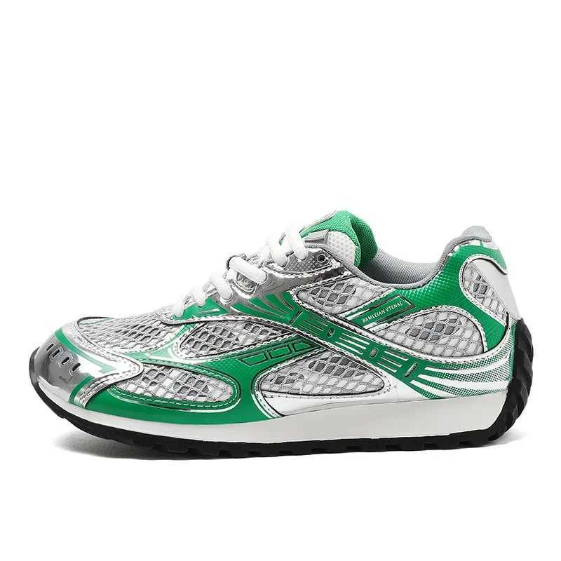 Sneakers Casual Wen Designer Retro Running Shoes Fashion Genuine Leather Fabric Breathable Height Increased Platform Shoes Z250326