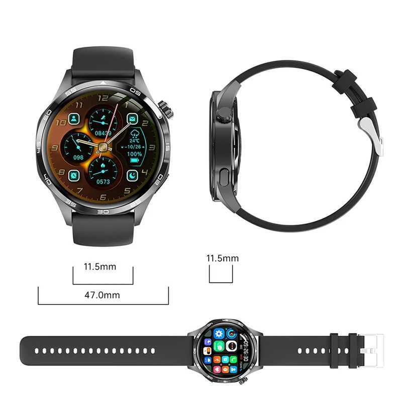 For GT5 Pro Gps NFC Smart Watch Men 360*360 AMOLED SCREEn Heart rate BT Call IP67 Waterproof Man Smartwatch M250227