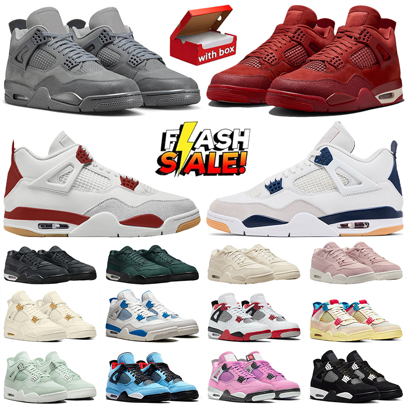 4 RM Sneakers Womens Mens Designer AMM 4s Shoes Paris Wet Cement White Thunder Nigel Sylvester Basketball Shoes 4a Trainers Casual Outdoor Dhgate US13 EU47 With Box
