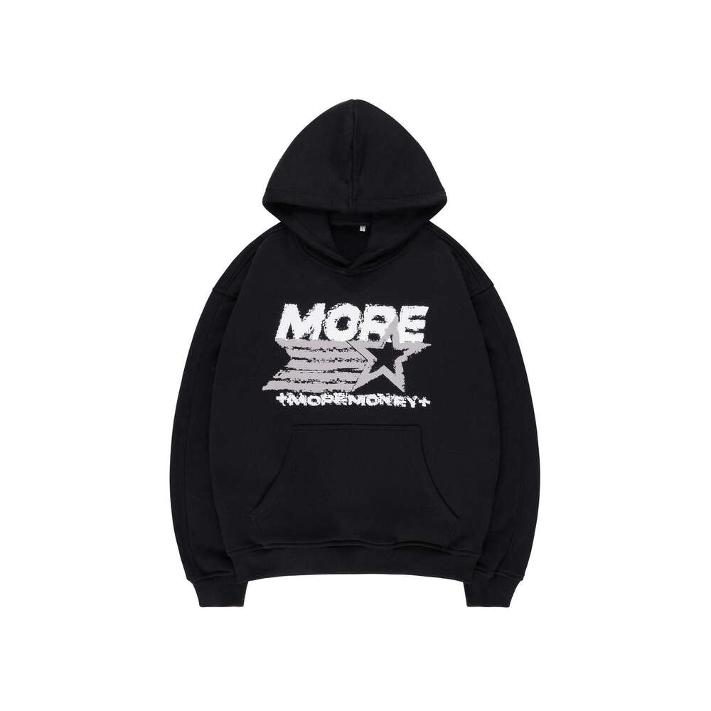 Sweatshirt graffiti printed pattern long sleeved pullover hooded sweatshirt jacket trendy outfit