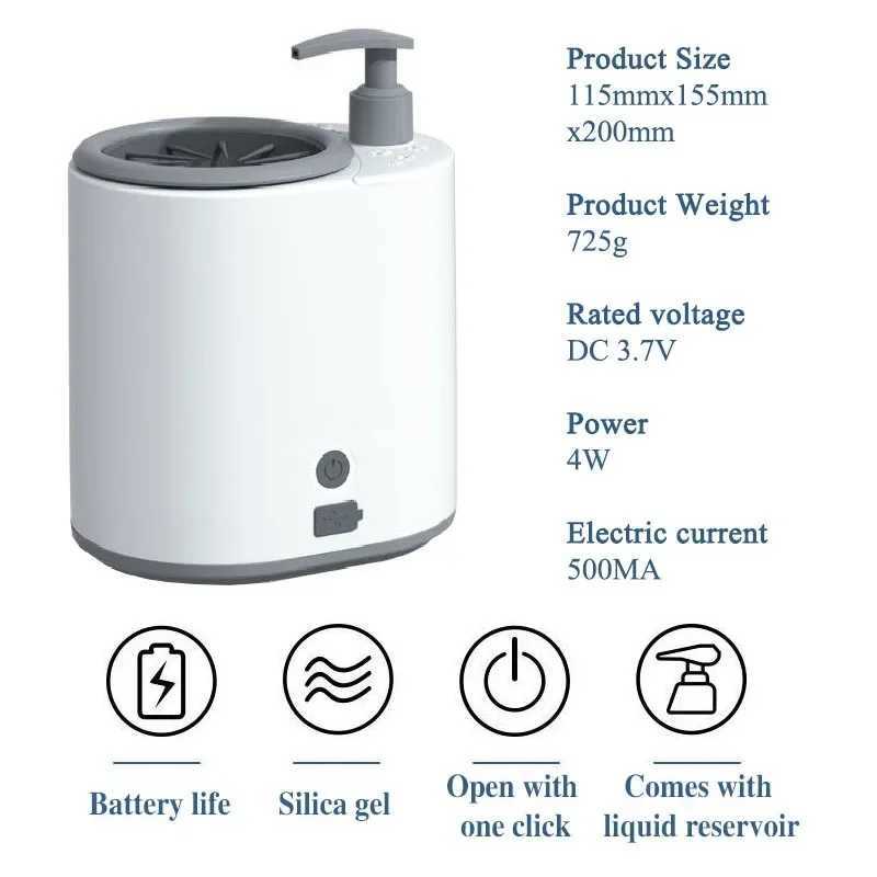 Electric Pet Dog Foot Washer Cleaner Brush Automatic Soft Silicone needle Dog Paw Cleaner Cup Paw Washing Cup for Dogs M250306
