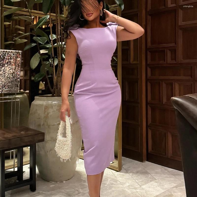 Party Dresses Customized Temperament 3D Bow Evening Dress High Quality Crew Neck Sleeveless Bespoke Ocn Gowns Saudi Arabia 2025