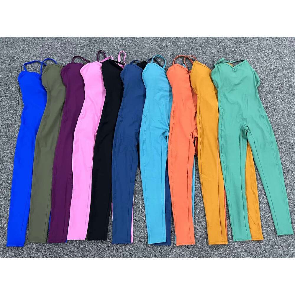 Gym Yoga Jumpsuit For Women Workout Bodysuit Backless Sports Overall Sportswear Ladies Fiess Suit One Piece Outfit KLMY