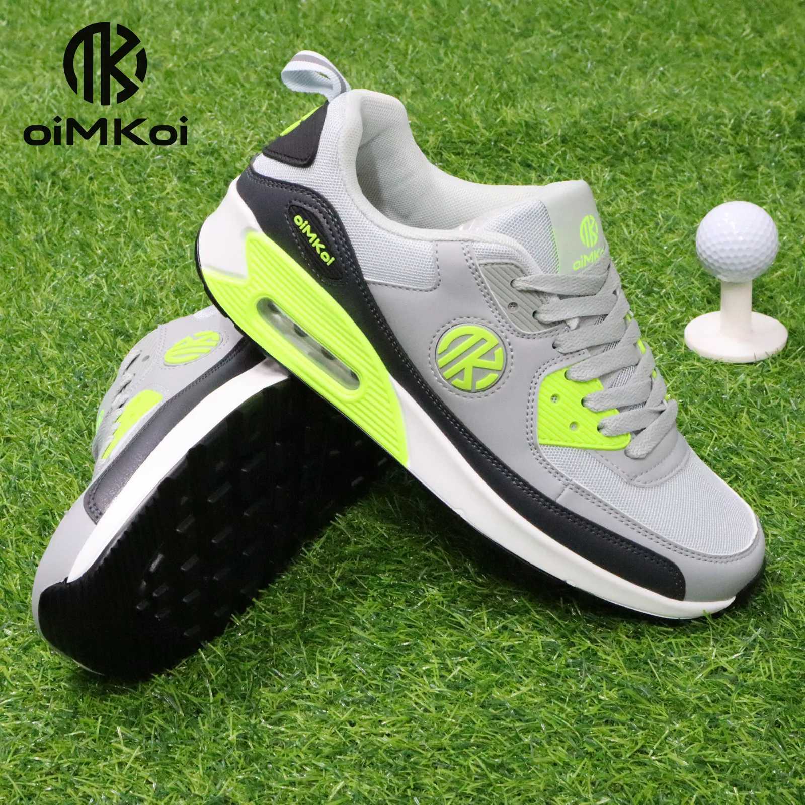 OIOI New Mens Golf Shoes Soft and Cfortable Non-slip Outdoor Golf Training Shoes Z250306
