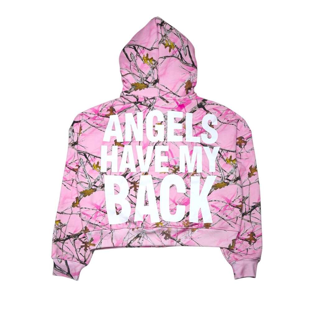 Camouflage letter spring men's and women's street loose fashion pullover hoodie