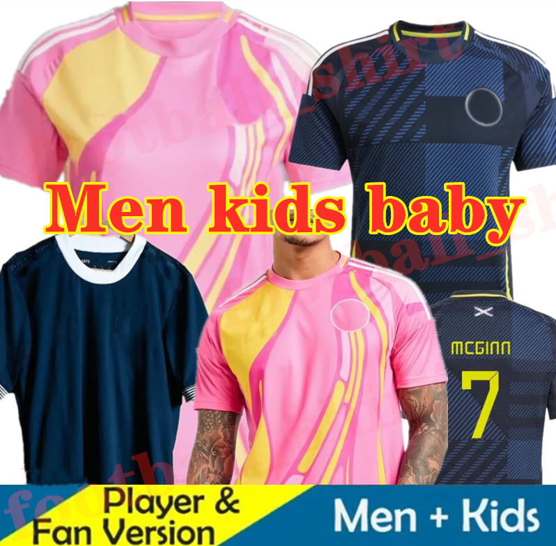2025 2026 Scotland Women's TIERNEY soccer jerseys DYKES ADAMS MCTOMINAY 24 25 26 football shirt McGREGOR ScoTTisH nation MCGINN McKENNA men kit kids uniform