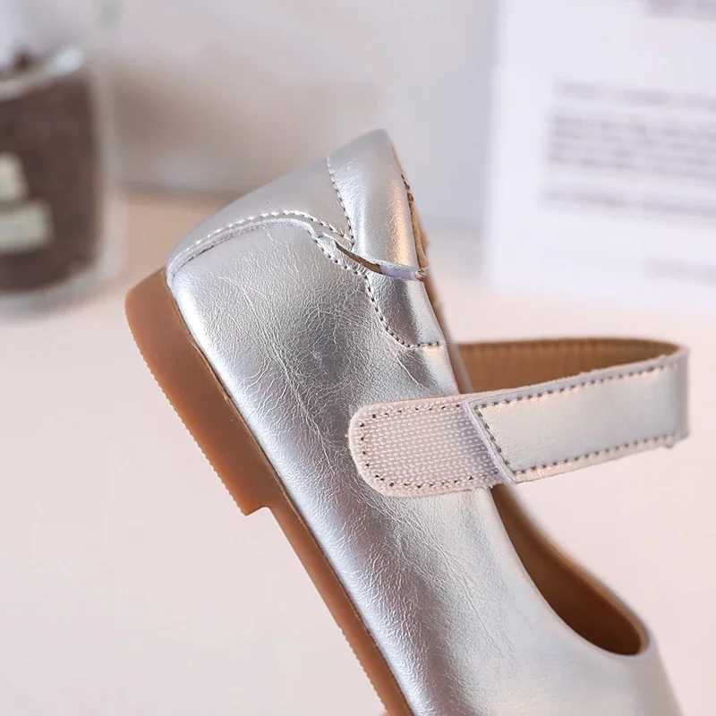 Autumn Childrens Shoes Mary Jane Soft Microfiber Kids Flats Dance Shoes Spring Non-slip Baby Girls Student-shoesT250306