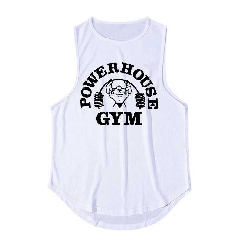 New Arrivals Bodybuilding stringer tank top Gym sleeveless shirt men Fitness Vest Singlet sportswear workout tanktopT250318