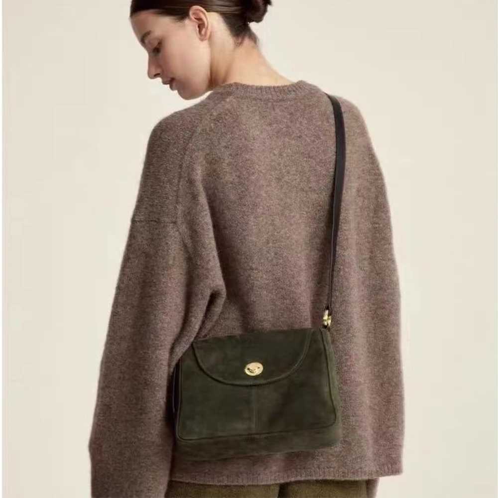 Shoulder Bags Burgundy Suede Shoulder Bags for Women Solid Soft Flap Satchels Crossbody Bag Large Capacity All-match Casual Underarm Pack Y250306