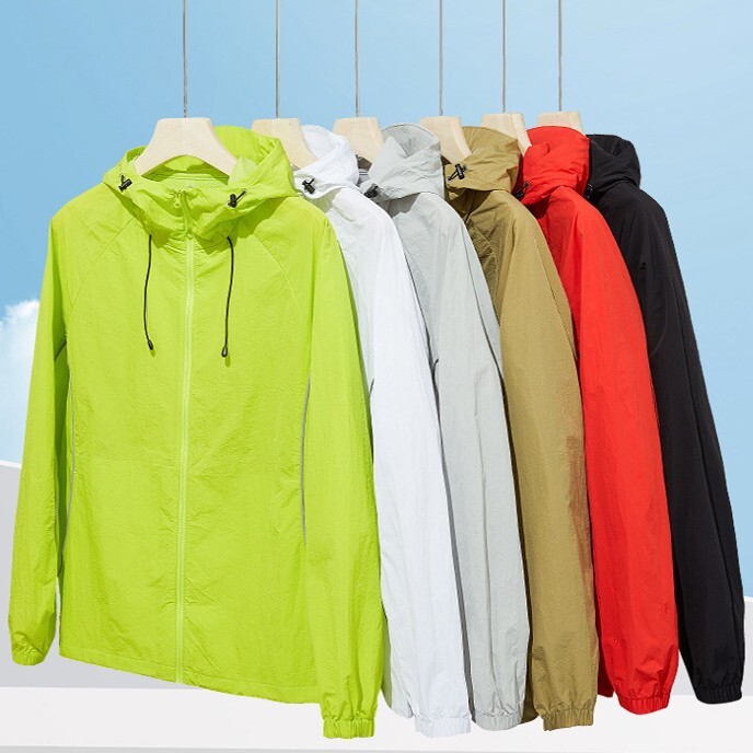 tracksuit Summer mountain sun protection clothing, men's and women's thin breathable jacket, UV resistant cycling fishing suit, couple loose