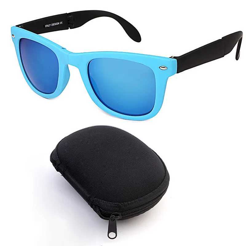 New Foldable Square Sunglasses Fashion Mens Driving Sun Glasses Womens Outdoor Sports and Cycling Goggles UV400 EyewearXJ250306