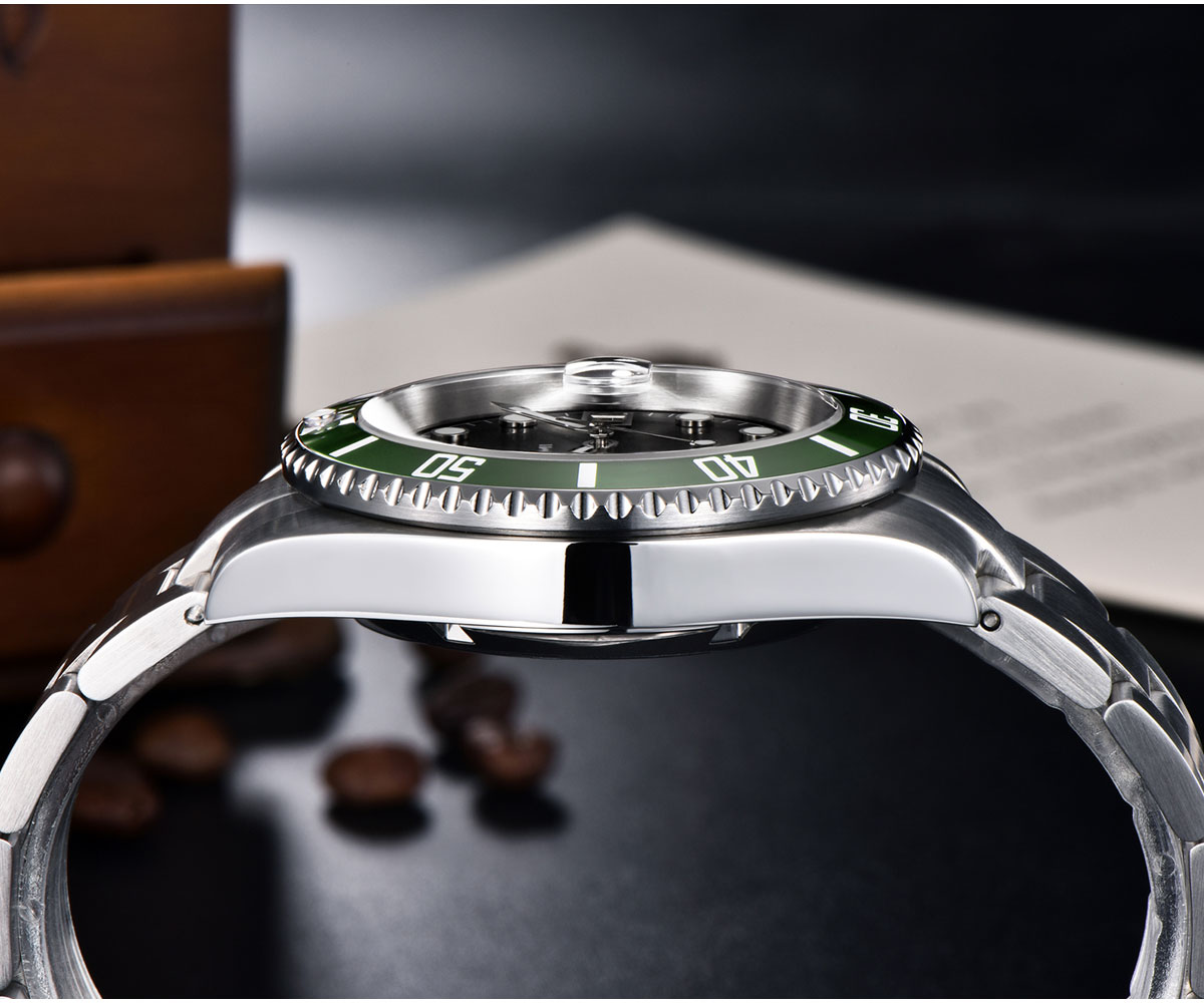 LIGE brand new men's business watch multifunctional waterproof watch, precision steel strip calendar mechanical watch