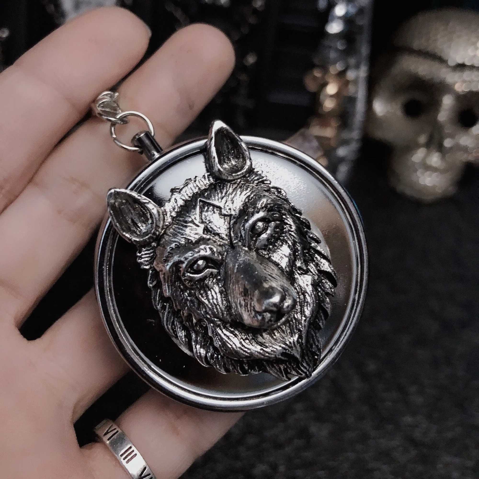 Mini Stainless Steel bee Ashtray Car Portable Metal Wolf pocket ashtray smell proof pocket ashtray pouch pocket ashtray keychainC250306