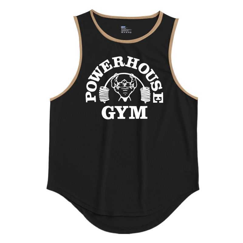 New Arrivals Bodybuilding stringer tank top Gym sleeveless shirt men Fitness Vest Singlet sportswear workout tanktopT250318