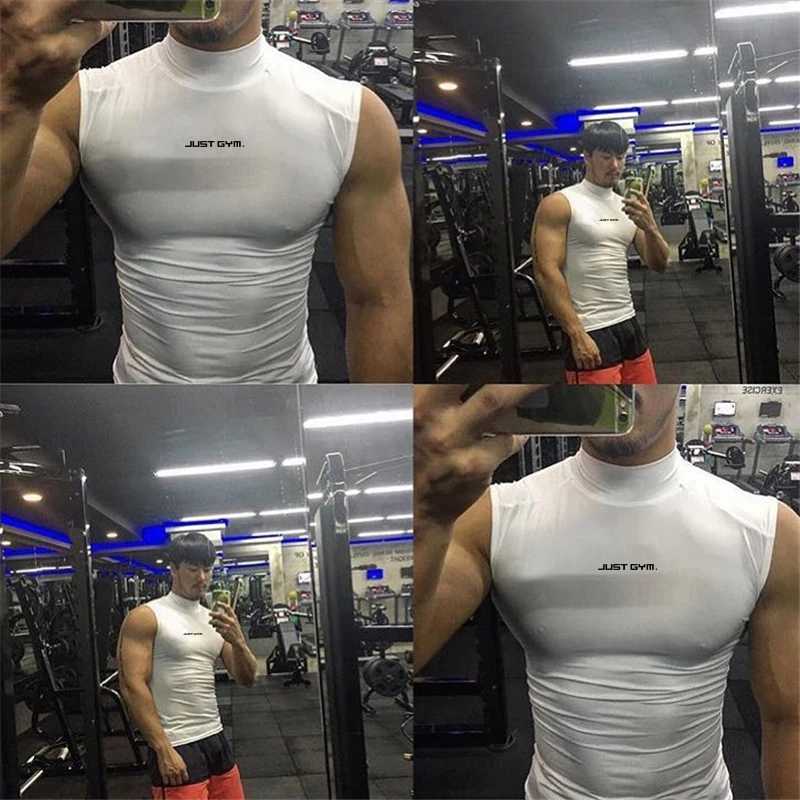 New Mesh Mens Tank Top Workout Fitness Gym Fashion Clothing Bodybuilding Singlets Sleeveless Shirts Casual Sports Slim Fit VestT250318