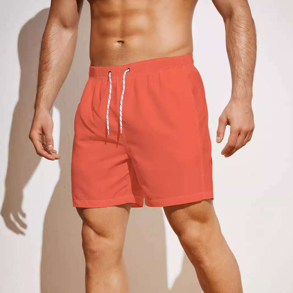 Five point swimming Hawaiian quick drying surfing men's beach pants, manufacturer wholesale, 2025 new style, chic and elegant clothing