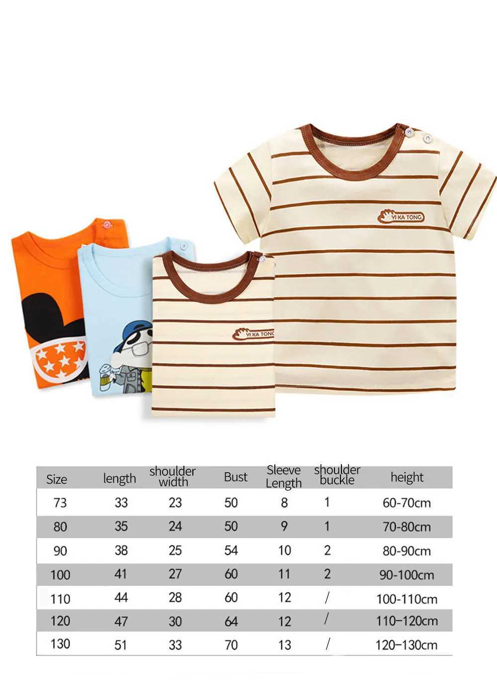 Summer Infant Newborn Baby Boys Clothes Children Clothing for Girls Kids T-Shirt Cotton Casual ClothesT250306