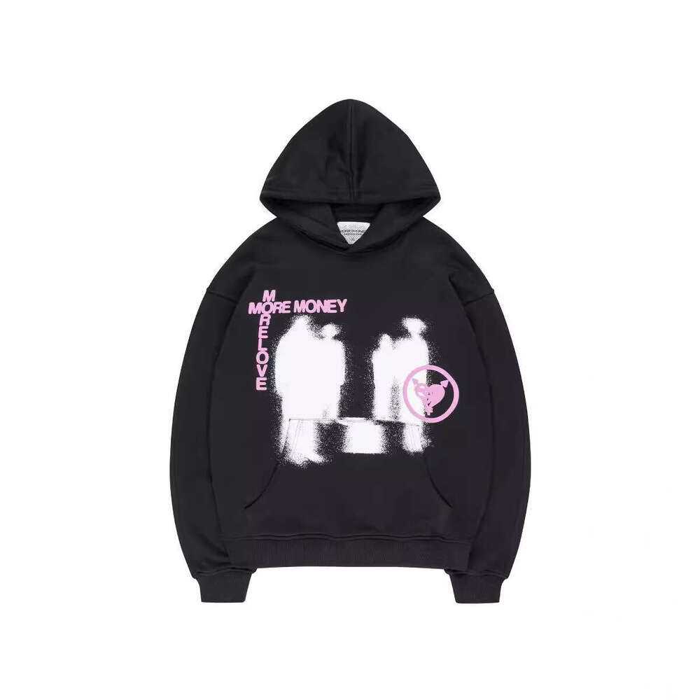 Sweatshirt graffiti printed pattern long sleeved pullover hooded sweatshirt jacket trendy outfit