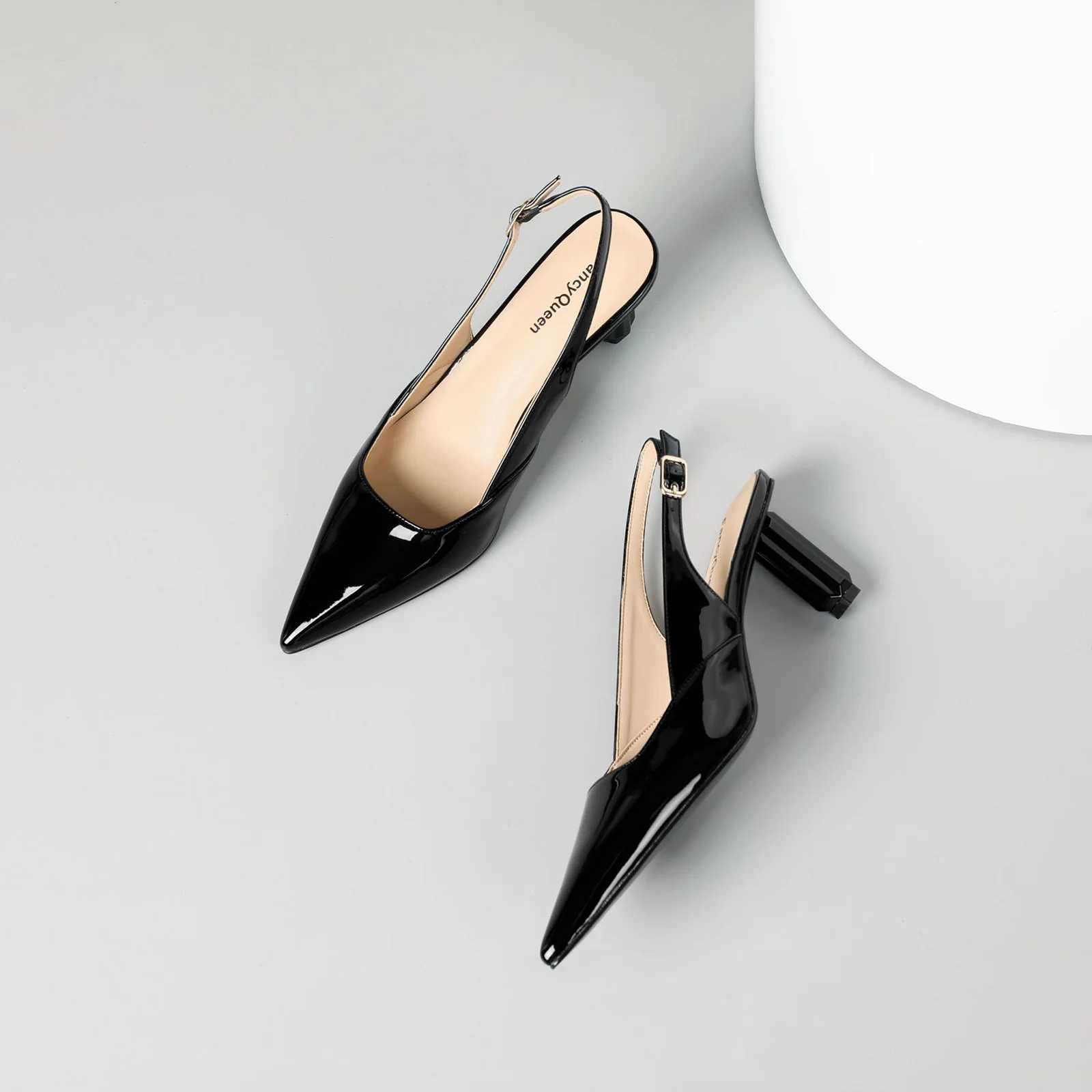 Wens slingback kitten h pointed toe pumps. Fiable and stylish for parties or casual wear. Y250306