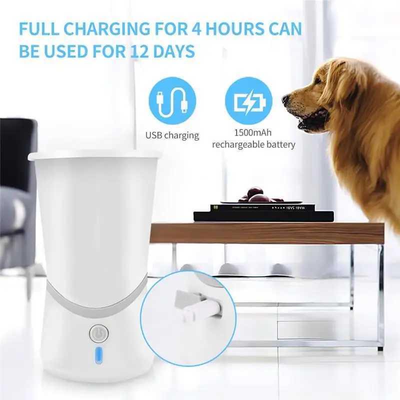 Automatic Dog Paws Cleaner Pet Foot Washer Cup Portable Paw Cleaner for Small and Medium-Sized Dogs Silicone Dog Paw Cleaner Cup M250306