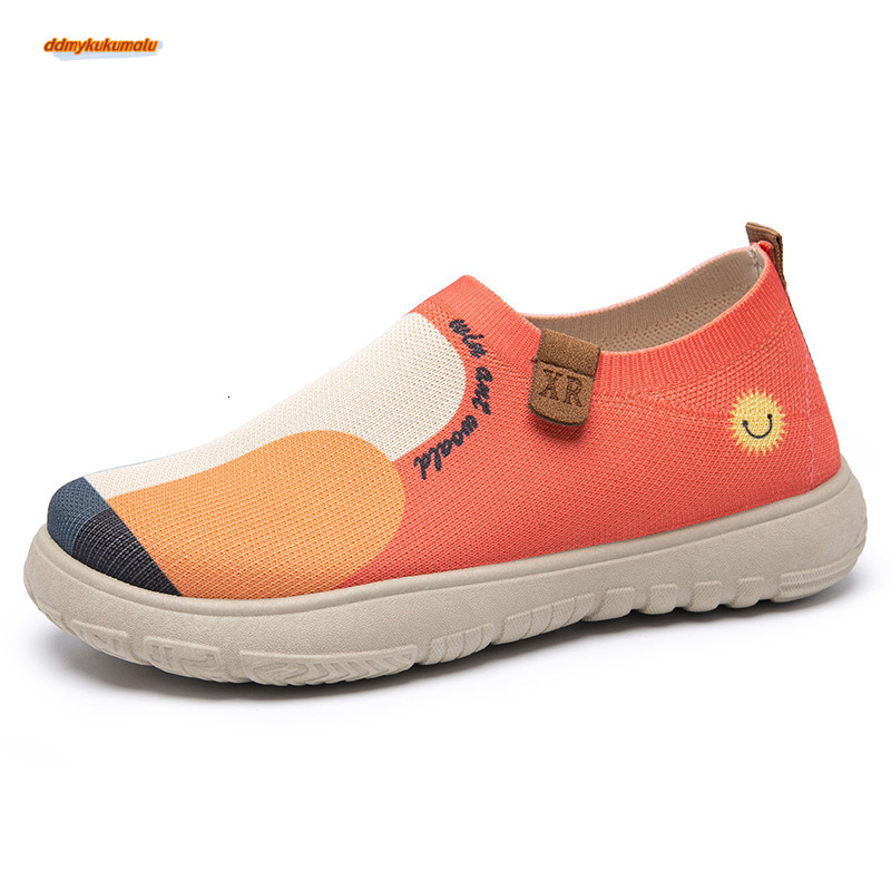 Spring and summer new old Beijing cloth TEMU thick soled fly woven painted women's shoes, one foot trendy fisherman shoes for women #ddmykukumalu