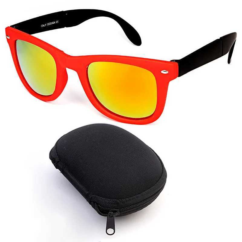 New Foldable Square Sunglasses Fashion Mens Driving Sun Glasses Womens Outdoor Sports and Cycling Goggles UV400 EyewearXJ250306