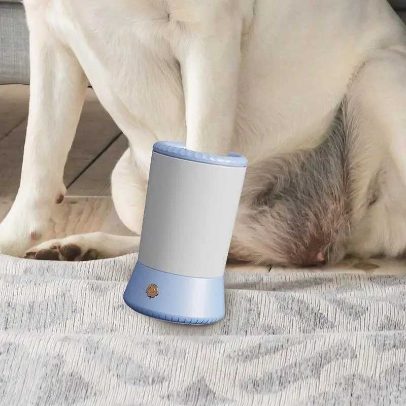 Pet Paw Washer Cup Portable Dog Paw Cleaner Foot Washer Cup Comfortable Foot Cleaning Machine Dog Brushes For Small Medium Large M250306