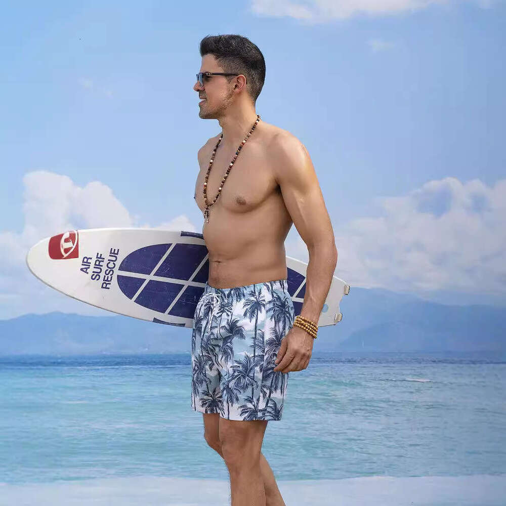 Surfing ral summer styles, men's beach shorts, five quarter pants, 2025 new casual fashion trend clothing