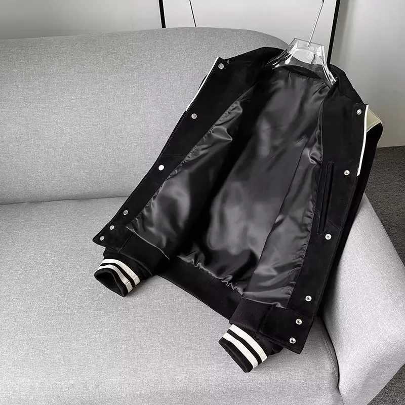 Trendy Long Sleeve Lapel Jacket For Men Casual Artistic Autumn Winter New Arrival Cool Motorcycle Leather OuterwearT250306