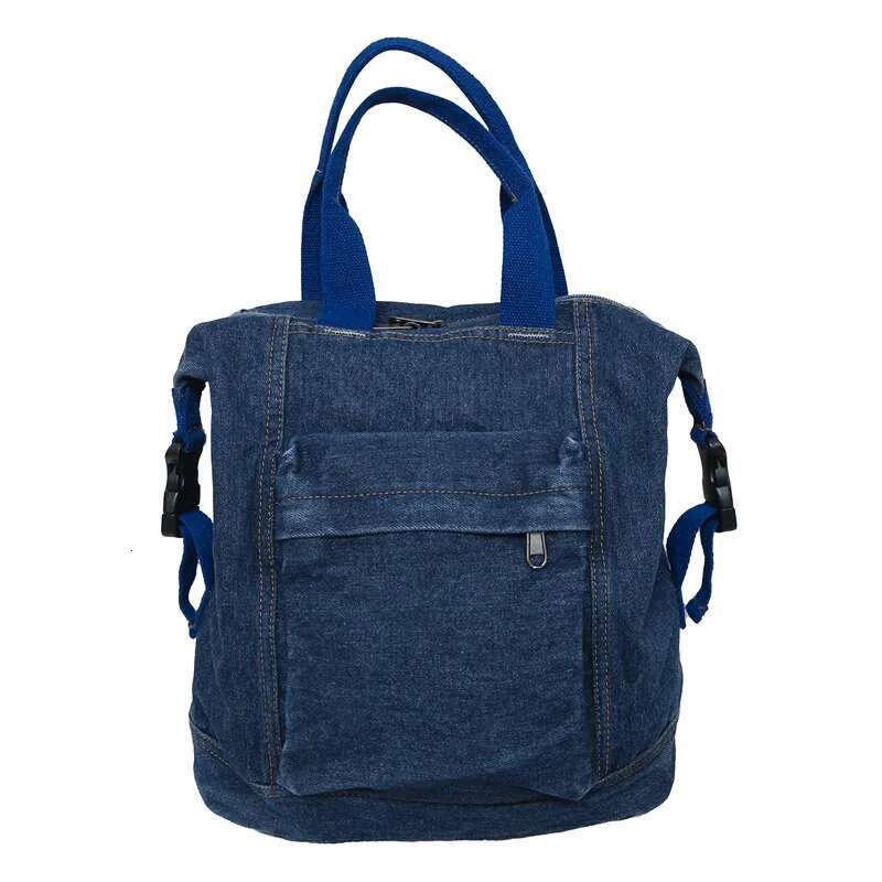 High Quality Denim Fashion Large Capacity Backpack Bags For Women 2021 Girl's Backpacks Casual Style Bolso Mujer