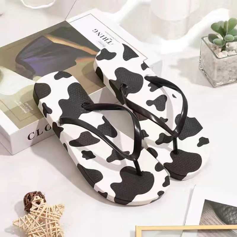 EOFK Wen Flip Flops Summer New Outside Slippers PVC Soft Shoes Casual Shinny Pear Color Beach Plus Size 45 Flat with Solid Y250306