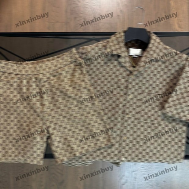 xinxinbuy Men designer Tee t shirt 25ss pocket Double letter jacquard Doddy denim polo short sleeve cotton women white black red green khaki S-XL